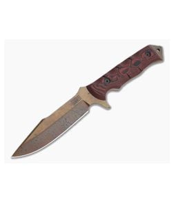 Dawson Knives Mojave 6 Bowie Arizona Copper 3V Red/Black G10 Fixed Blade - DK-04351 1