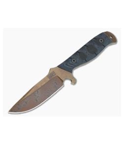 Dawson Knives Pathfinder Arizona Copper 3V Blue/Black G10 Fixed Blade - DK-04368 1