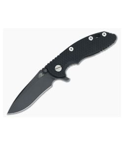 Hinderer Knives XM-18 3" Black Recurve Battle Black DLC Flipper - HK-0437 1