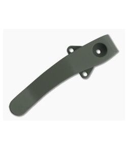 Lynch Northwest Spyderco Military OD Green Cerakote Titanium Deep Carry Pocket Clip - LNW-043 1