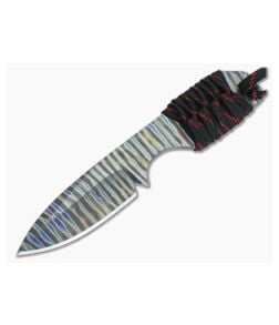 M Strider Knives Short Flamed Titanium 5.81" Spear Fixed Blade - MSK-043 1