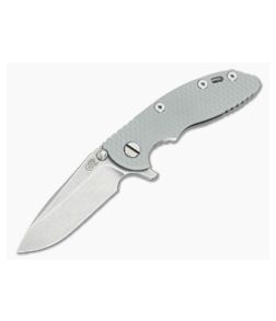 Hinderer Knives XM-18 3" Gray SpearPoint Stonewashed Flipper - HK-0442 1
