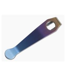 Lynch Northwest Spyderco Standard Wire Clip Replacement Deep Carry Titanium Clip Fade Ano - LNW-044 1
