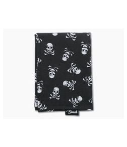 SwankHanks Skull and Crossbones Cotton Black Microfiber Hank - SH-044 1