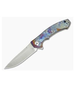 Zero Tolerance 0450 TiSurvival Blue Smoke Anodized Titanium Flipper 016 - ZT-0450-016 1
