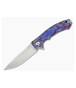 Zero Tolerance 0450 TiSurvival Blue Smoke Anodized Titanium Flipper #1 - ZT-0450-01 1