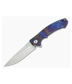 Zero Tolerance 0450 TiSurvival Blue Smoke Anodized Titanium Flipper #3 - ZT-0450-03 1
