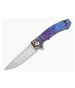 Zero Tolerance 0450 TiSurvival Blue Smoke Anodized Titanium Flipper #4 - ZT-0450-04 1