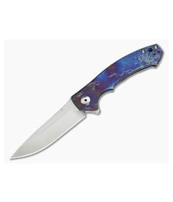 Zero Tolerance 0450 TiSurvival Blue Smoke Anodized Titanium Flipper #5 - ZT-0450-05 1