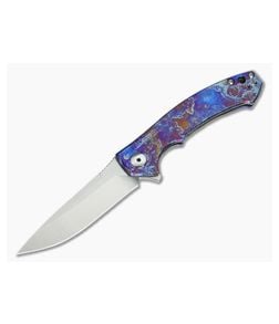 Zero Tolerance 0450 TiSurvival Blue Smoke Anodized Titanium Flipper #7 - ZT-0450-07 1