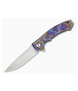 Zero Tolerance 0450 TiSurvival Blue Smoke Anodized Titanium Flipper #8 - ZT-0450-08 1