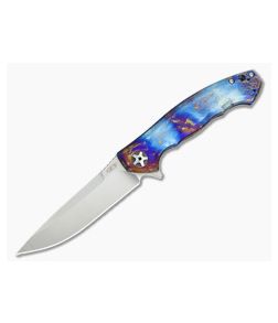 Zero Tolerance 0452 Titanium Blue Smoke S35VN Flipper #5 - ZT-0452TI-05 1