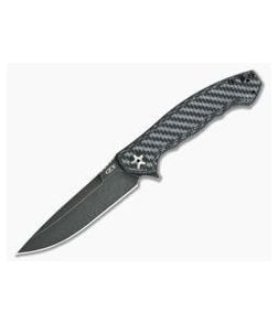 Zero Tolerance 0452WBW White Carbon Fiber BlackWash S35VN Flipper - ZT-0452WBW 1