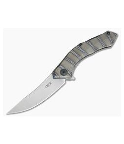 Zero Tolerance 0460TI Flame Anodized Titanium KVT Frame Lock Flipper CPM-20CV - ZT-0460TI-01 1