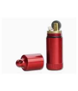 Maratac CountyComm XL Peanut Lighter Anodized Aluminum Red - MAR-048 1