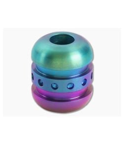 Ti Survival Titanium Droid XXL Lanyard Bead Rainbow Anodized - TS-048 1