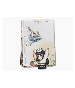 SwankHanks American Traditional Sailor Art Cotton Black Microfiber Hank - SH-049 1