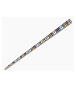 Ti Survival Titanium Toothpick Flame Anodized Rings - TS-050 1