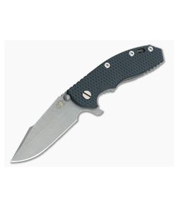 Hinderer Knives XM-18 3.5" Green/Black Harpoon Spanto Working Finish Flipper - HK-0519 1