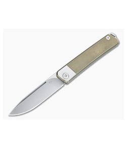 Medford Gentleman Jack Tumbled S35VN Brushed Bolsters Bronze Titanium Slip Joint Folder - MKT-051 1