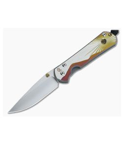 Chris Reeve Small Sebenza 21 "Morning Sun" Unique w/Citrine 051 - CRK-051 1