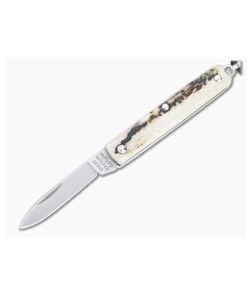 Great Eastern Cutlery #05 PPP Keychain Knife Pen Blade Sambar Stag Slip Joint Folder 052121-SS-17 - GEC-052121-SS-17 1