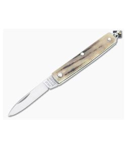 Great Eastern Cutlery #05 PPP Keychain Knife Pen Blade Sambar Stag Slip Joint Folder 052121-SS-25 - GEC-052121-SS-25 1