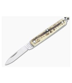 Great Eastern Cutlery #05 PPP Keychain Knife Pen Blade Sambar Stag Slip Joint Folder 052121-SS-30 - GEC-052121-SS-30 1
