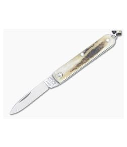 Great Eastern Cutlery #05 PPP Keychain Knife Pen Blade Sambar Stag Slip Joint Folder 052121-SS-32 - GEC-052121-SS-32 1