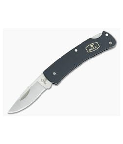 Buck 524 Alumni Black Anodized Aluminum Gentleman's Lock Back Knife 0524BKS - BU-0524BKS 1