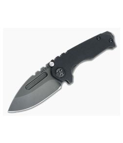 Medford Micro Praetorian G Drop Point Black PVD S35VN Black G10 Titanium Frame Lock Folder - MKT-052 1