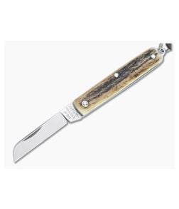 Great Eastern Cutlery #05 PPP Keychain Knife Sheepsfoot Sambar Stag Slip Joint Folder 053121-SS-04 - GEC-053121-SS-04 1