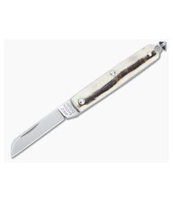 Great Eastern Cutlery #05 PPP Keychain Knife Sheepsfoot Sambar Stag Slip Joint Folder 053121-SS-08 - GEC-053121-SS-08 1