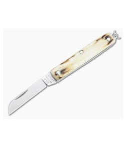 Great Eastern Cutlery #05 PPP Keychain Knife Sheepsfoot Sambar Stag Slip Joint Folder 053121-SS-13 - GEC-053121-SS-13 1