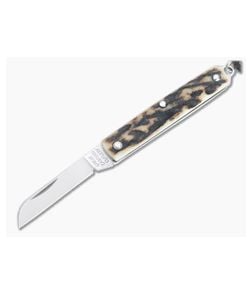 Great Eastern Cutlery #05 PPP Keychain Knife Sheepsfoot Sambar Stag Slip Joint Folder 053121-SS-29 - GEC-053121-SS-29 1