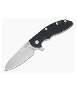 Hinderer Knives XM-18 3.5" GEN 5 Sheepsfoot Stonewash 20CV Black G10 - HK-0532 1