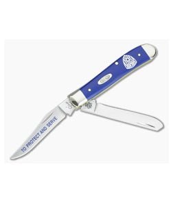 Case Mini Trapper Blue Polymer American Police 05453 - CA-05453 1