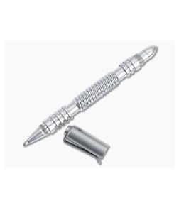 Hinderer Knives Investigator Pen Spiral Flute Stainless Steel Stonewashed - HK-0546 1