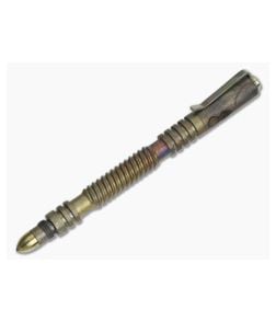 Hinderer Knives Investigator Pen Spiral Battlefield Pickup Stainless Steel - HK-0549 1