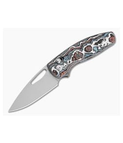 TRM Bulldog Rev B Star Spangled 3D Contoured CamoCarbon MagnaCut Crossbar Lock Knife (2.95" Blade) - TRM-054 1