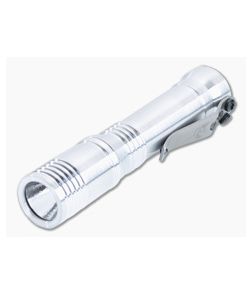 Laulima Metal Craft Ion Slim Flashlight Satin Aluminum 3000K Warm White LED 14500 LMC-055 - LMC-055 1