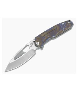 Medford Knives Infraction Tumbled S35VN Flamed Titanium Frame Lock Folder - MKT-055 1
