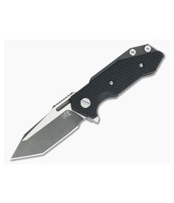 Hinderer Knives Half Track Tanto Two-Tone 20CV Black G10 Battle Black DLC - HK-0560 1