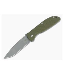 Hinderer Firetac Spanto Working Finish 20CV Thumb Disk OD Green G10 Titanium Frame Lock Folder - HK-0571 1
