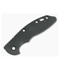 Hinderer Knives Black DLC Textured Titanium XM-18 3.5" Handle Scale - HK-0582 1