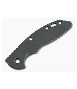 Hinderer Knives Battle Black DLC Finished Smooth Titanium XM-18 3.5" Handle Scale - HK-0583 1