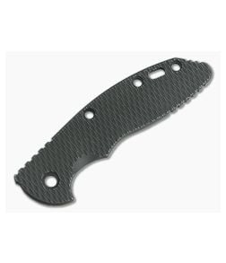 Hinderer Knives Battle Black DLC Finished Textured Titanium XM-18 3.5" Handle Scale - HK-0584 1