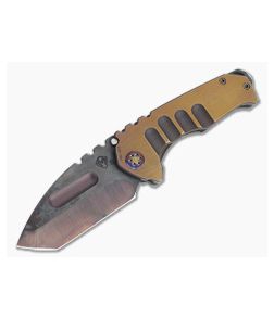 Medford Praetorian Genesis Ti Tanto Vulcan S35VN Rose Gold Faced Titanium Frame Lock Folder - MKT-058 1