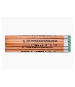 Field Notes Lacquer-Free No. 2 Woodgrain Pencil 6 Pack - FN-05 1