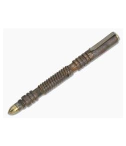 Hinderer Knives Investigator Pen Spiral Battlefield Pickup Copper - HK-0601 1